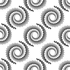 Design seamless spiral dots backdrop