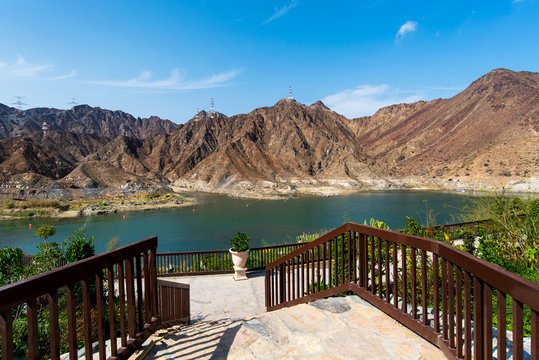 Al Rafisah Dam in Khor Fakkan in the United Arab Emirates