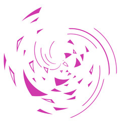 Purple spiral. Abstract geometric texture