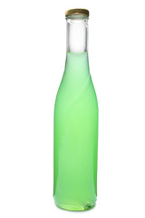 bottle with green beer