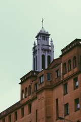 church architecture in Bilbao Spain.