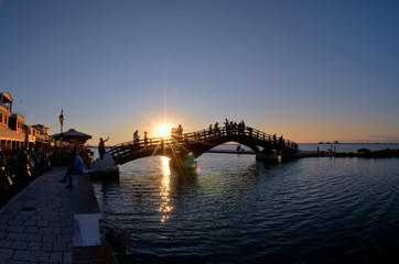 Fototapeta premium Most na jońskiej wyspie Lefkas