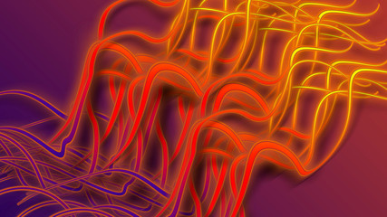 Abstract fractal on the colorful background