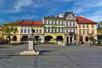Bielsko-Biała, Rynek - widok na północną pierzeję Rynku Starówki Bielska