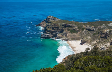 Panoramic view of the Cape of Good Hope, South Africa