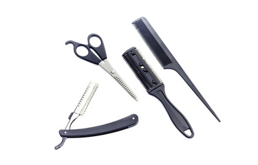 The ew set for haircuts