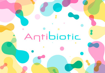 Antibiotic symbol. Vector