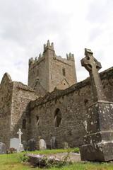 Fototapeta na wymiar Jerpoint Abbey Irland