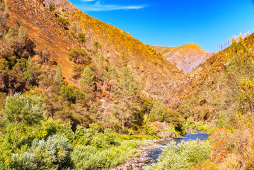 Magnificent national American natural park - Yosemite.