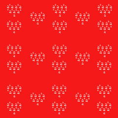 Pattern with cherries. - Illustration.
