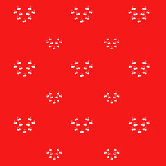Pattern with cherries. - Illustration.