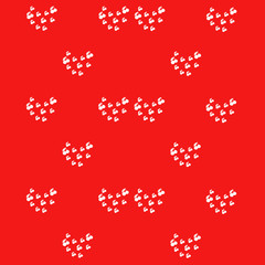Pattern with cherries. - Illustration.