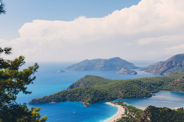 Fototapeta premium Oludeniz famous beach in Turkey