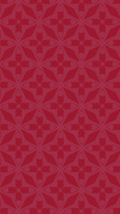 Ornate geometric pattern and two-tone abstract background