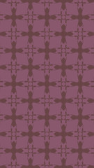 Ornate geometric pattern and two-tone abstract background