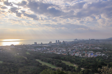 Obraz premium panoramic view of the city