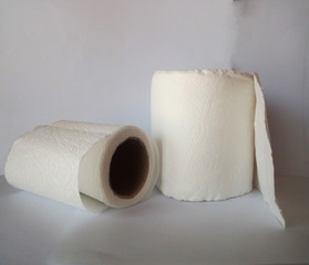 Tissue Paper on white background