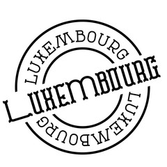 luxembourg stamp on white