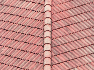old tile roof texture