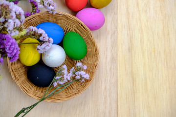 Painting easter eggs