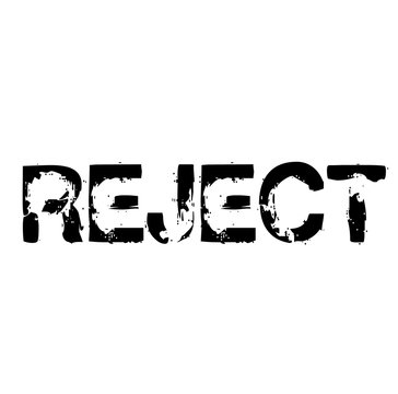 Reject stamp illustration