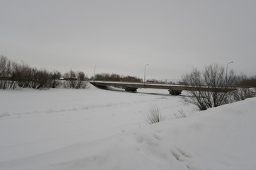 bridge over the river Zaostrovka.