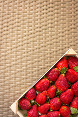 strawberries in a box