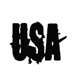 usa stamp illustration