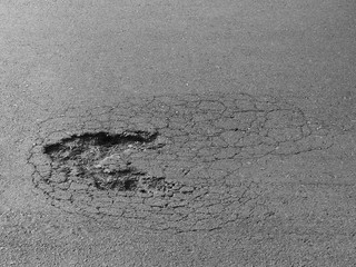 damage asphalt road texture