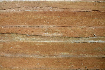 Fototapeta na wymiar Fragment of the wall, sawdust-concrete