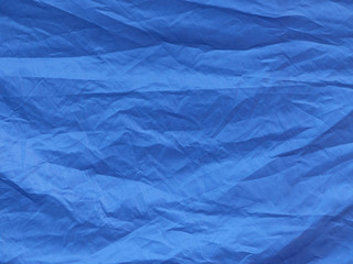 crumpled blue fabric cloth texture