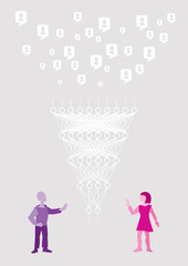 Classification algorithms based on neural networks. Machine vision and predicting customer behavior by data set