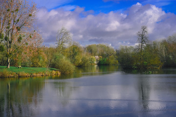 Fototapeta premium Les bords du lac