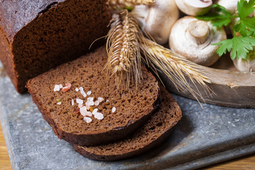 Freshly baked traditional bread