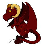 Red and Gold Dragon