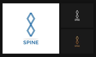 abstract spine logo