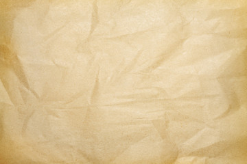 Crumpled vintage paper background