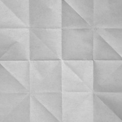White sheet of paper folded texture