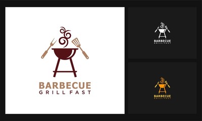 barbecue emblem bussiness logo