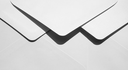 White envelopes texture