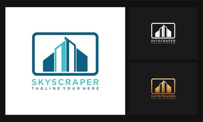 emblem skyscraper logo