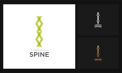 spine abstract logo