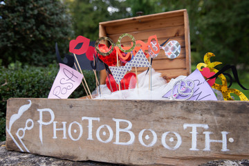 Photo booth to use during the wedding