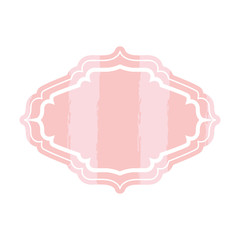 elegant frame isolated icon