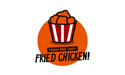 Hot and juicy fried chicken