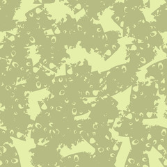 Desert camouflage of various shades of green and yellow colors