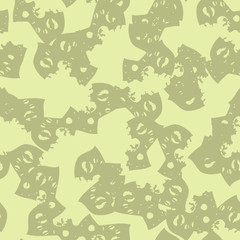 Obraz premium Desert camouflage of various shades of green and yellow colors