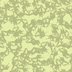 Desert camouflage of various shades of green and yellow colors