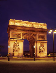 Fototapeta na wymiar Arc de triomphe . Paris
