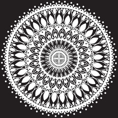 Mandala. Vintage decorative elements. Oriental pattern, Islam, Arabic, Indian motifs
